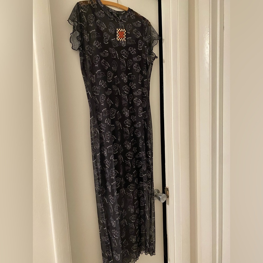 NWT Dressed in LALA mad about you zodiac mesh dress - Picture 3 of 4